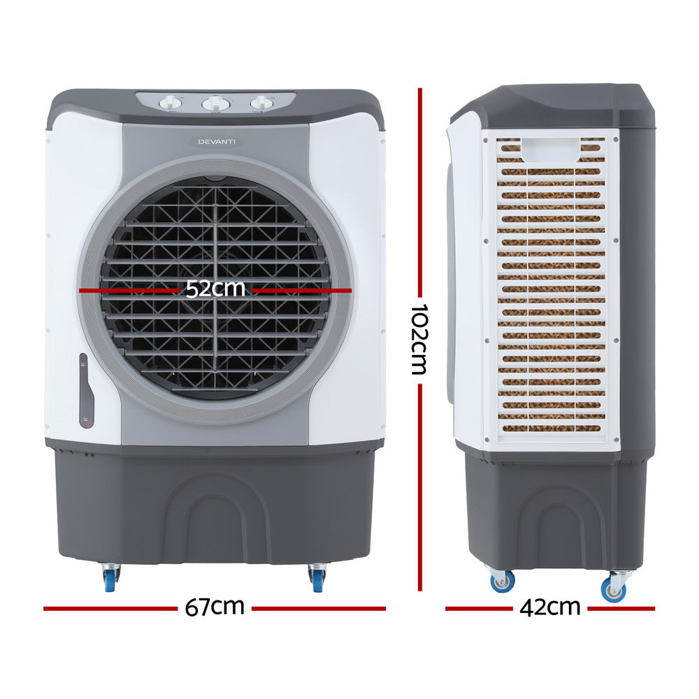 Devanti Evaporative Air Cooler Conditioner Commercial 45L-NT_Rural