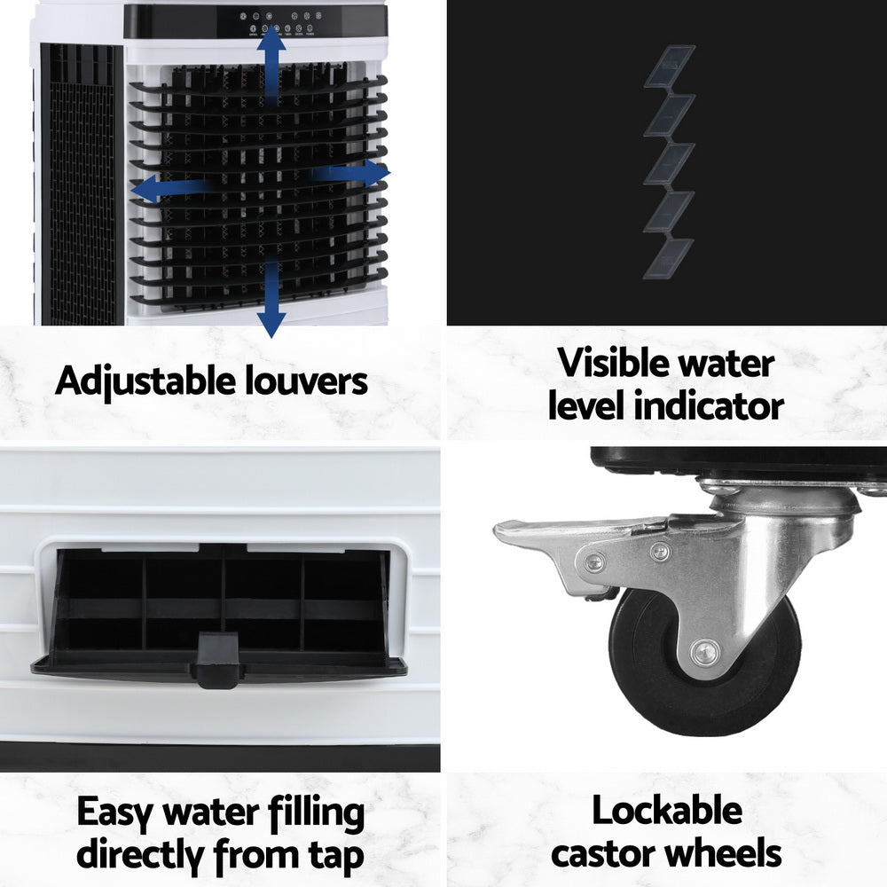 Devanti 60L Evaporative Air Cooler Conditioner-ACT