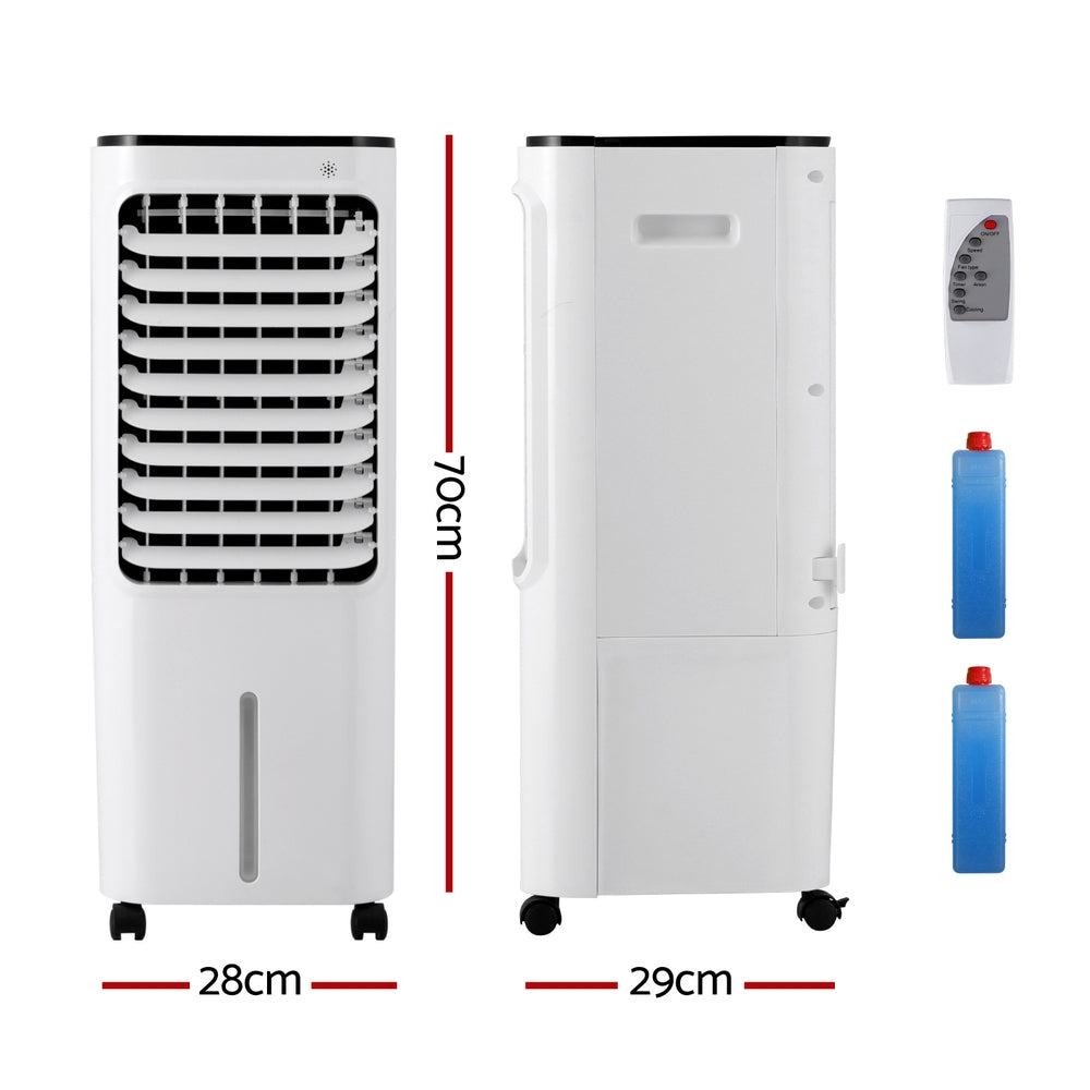 Devanti 12L Evaporative Air Cooler Conditioner-ACT