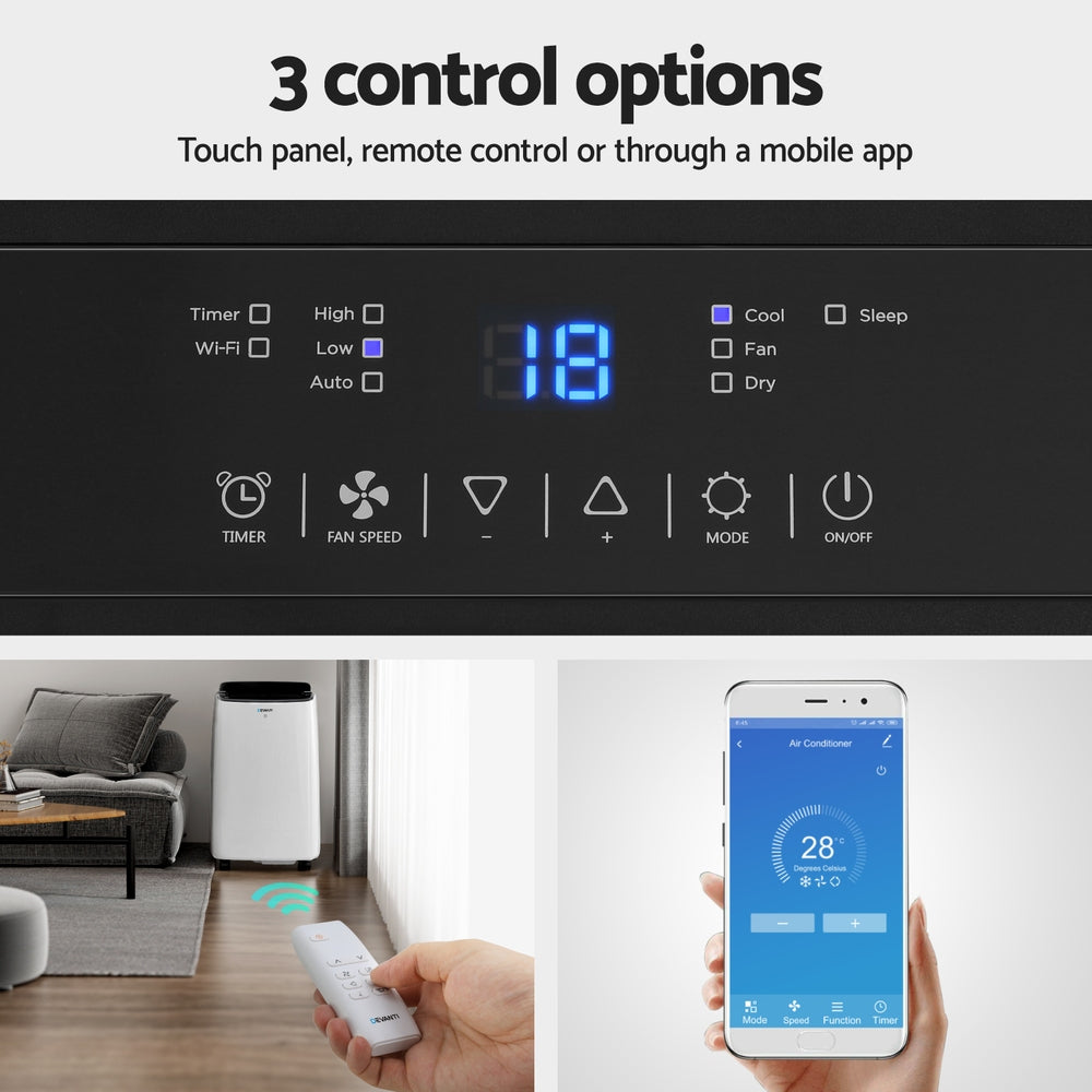 Devanti Portable Air Conditioner WiFi 7000BTU-QLD_Metro