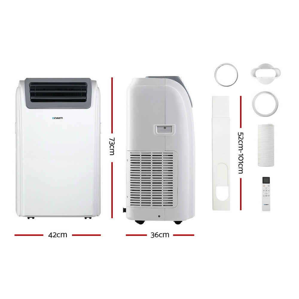 Devanti Portable Air Conditioner WiFi 12000BTU-REMOTE