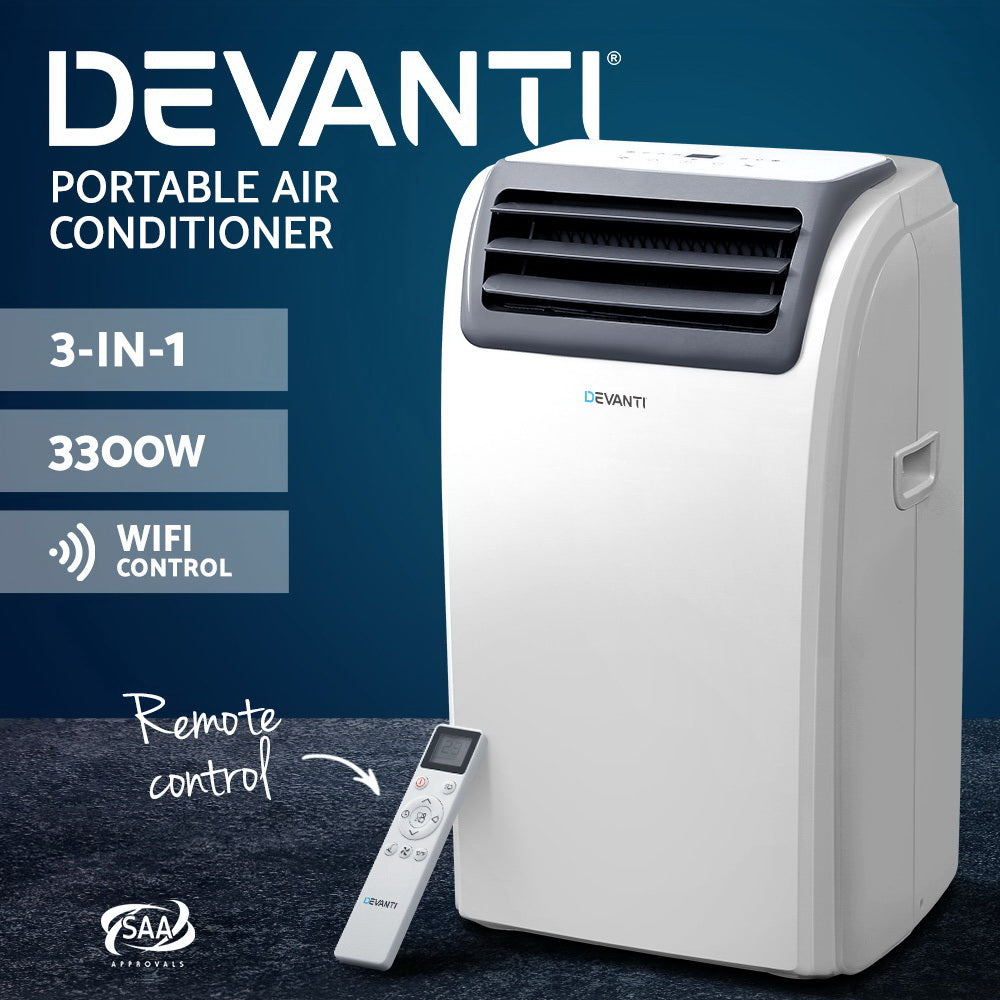 Devanti Portable Air Conditioner WiFi 12000BTU-NT_Metro