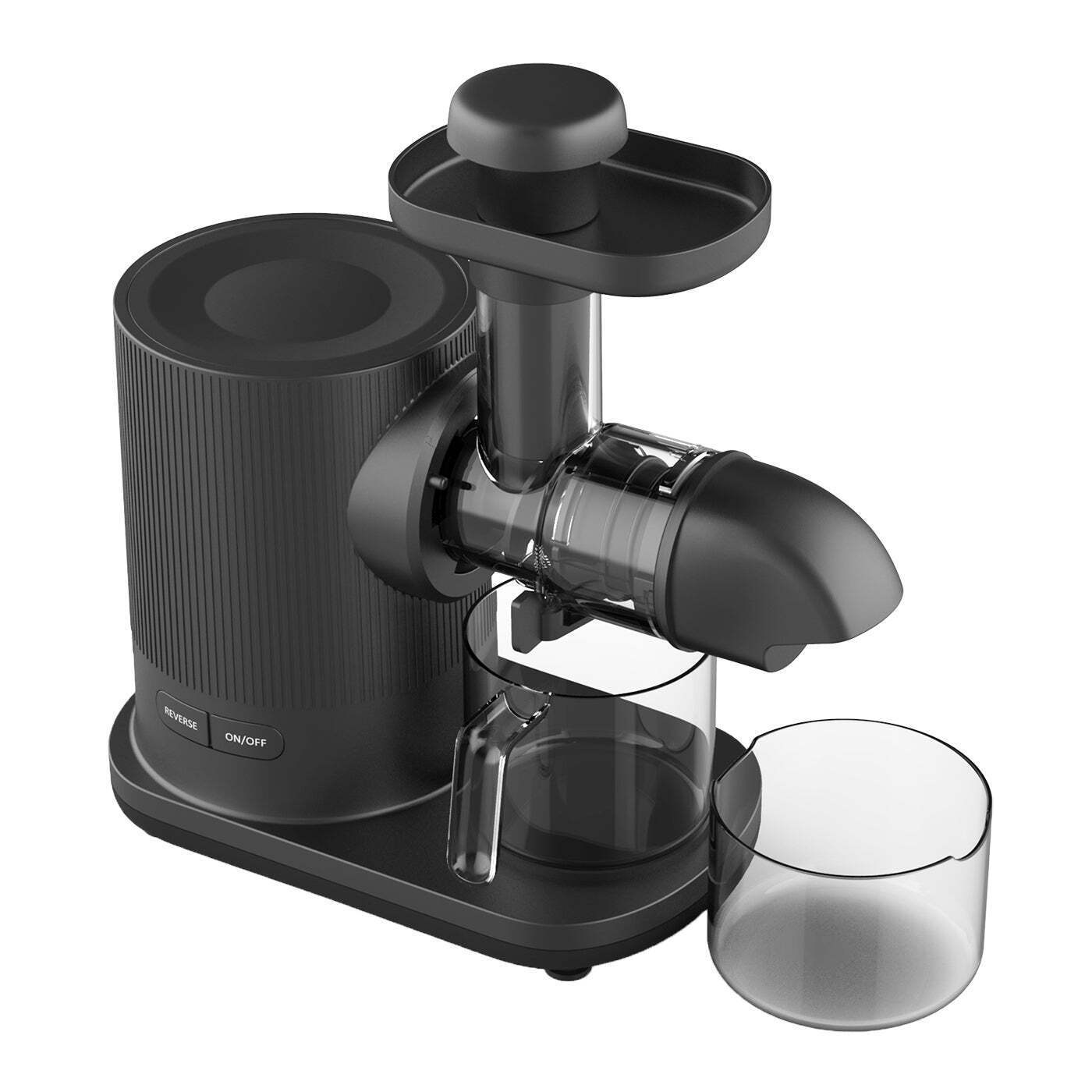 Cold Press Slow Juicer, 150W w/ 500ml Juice & Pulp Containers-ACT