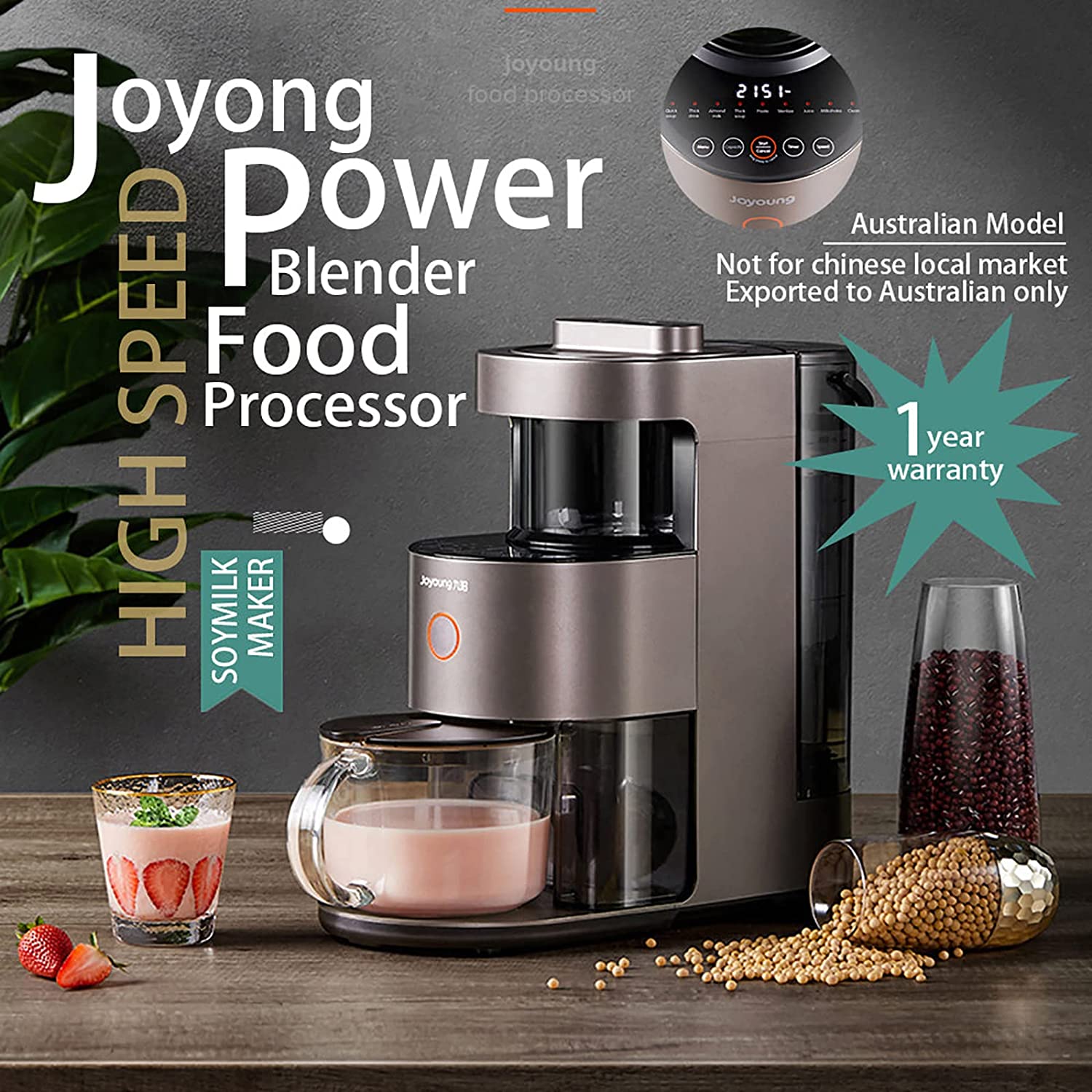 Joyoung High Speed Power Blender Food Processor-QLD_Rural