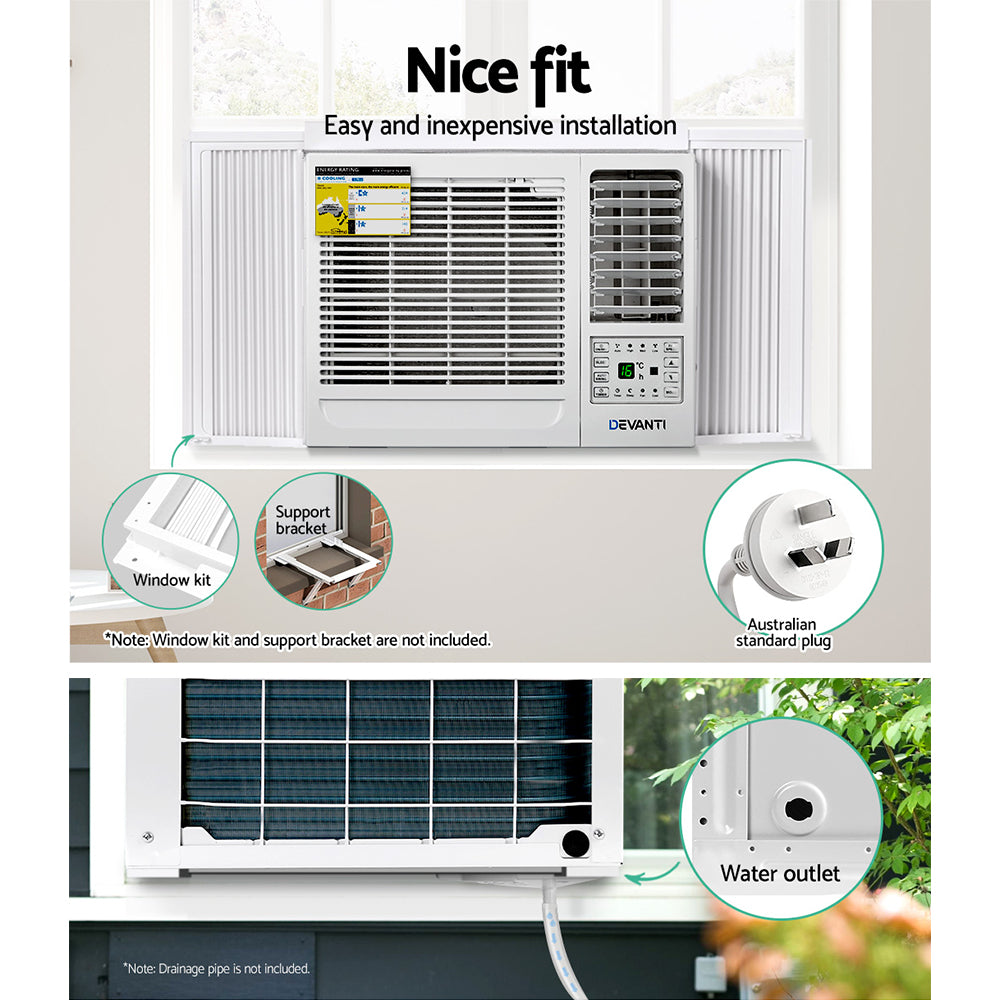 Devanti Window Air Conditioner 1.7kW-ACT