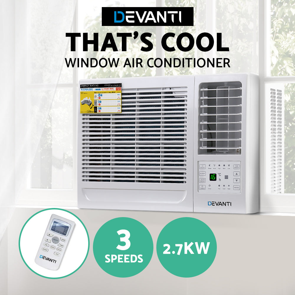 Devanti Window Air Conditioner 2.7kW-ACT