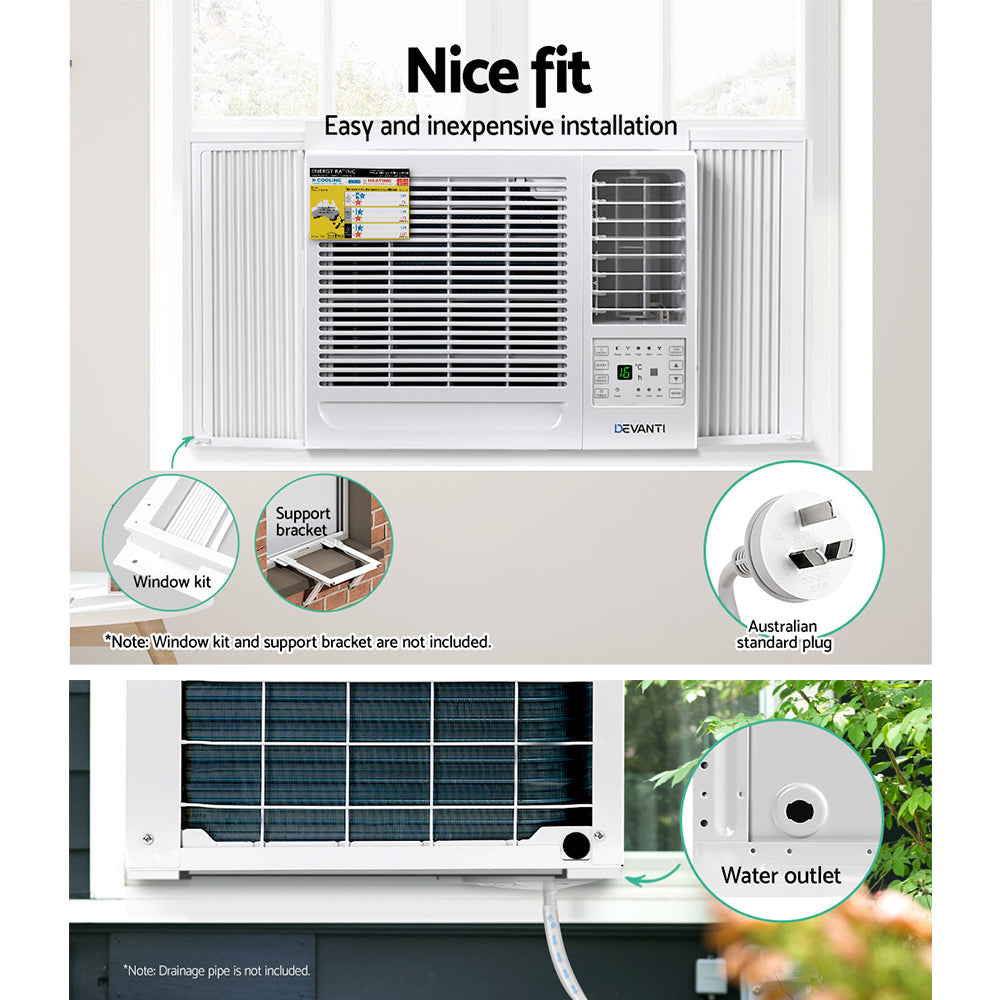 Devanti Window Air Conditioner 2.7kW-NT_Metro